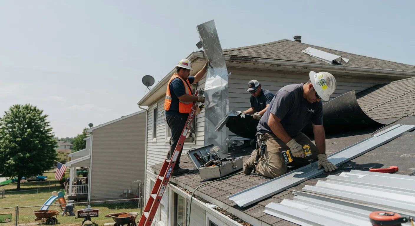 Storm Damage Metal Roof Repair in Dunnville, KY